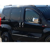 Молдинги под сдвижную дверь Citroen Nemo 07- 2шт нерж (Omsaline)