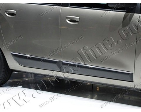 Молдинги дверей Renault Lodgy 12- 4шт нерж (Omsaline)