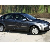 Молдинги дверей Ford Focus 2 05-08 хетчбек 3двер, 4шт нерж (Omsaline)