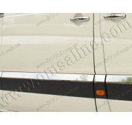 Молдинги дверей Mercedes Sprinter 06- 4шт, короткая база, нерж (Omsaline)
