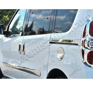 Молдинги дверей Opel Combo D 11- 4шт нерж (Omsaline)