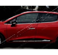 Молдинги дверей Renault Clio 4 12- универсал, 4шт нерж (Omsaline)