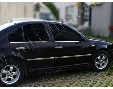 Молдинги дверей VW Bora 98-05 4шт нерж (Omsaline)