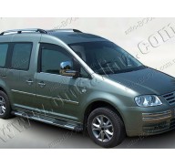 Молдинги дверей VW Caddy Maxi 3 07-10 4шт нерж (Omsaline)