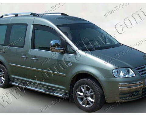 Молдинги дверей VW Caddy Maxi 3 07-10 4шт нерж (Omsaline)