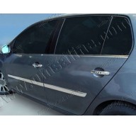 Молдинги дверей VW Golf 5 03-08 4шт нерж (Omsaline)