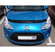 Дефлектор капота на Citroen C3 09- (Sim)
