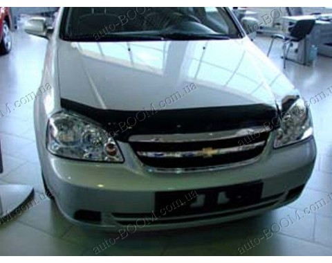 Дефлектор капота на Chevrolet Lacetti 04- (Sim)