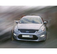 Дефлектор капота на Ford Mondeo 4 10-13 темная (Sim)