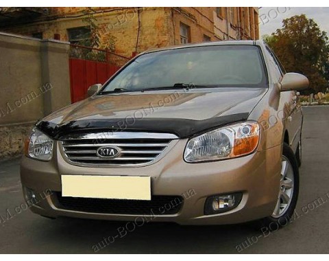 Дефлектор капота на Kia Cerato 06-09 (Sim)