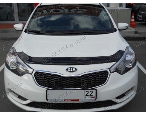Дефлектор капота на Kia Cerato 3 13- (Sim)