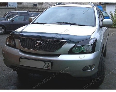 Дефлектор капота на Lexus RX 300 03-09 темные (Sim)