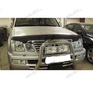 Дефлектор капота на Lexus LX 470 98-07 темные (Sim)