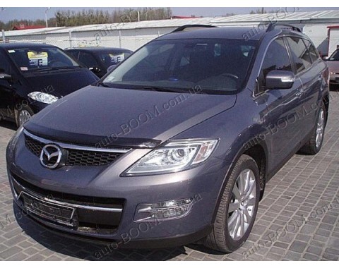 Дефлектор капота на Mazda CX-9 07- (Sim)
