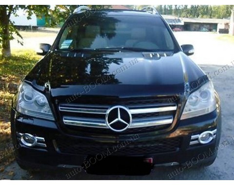 Дефлектор капота на Mercedes GL X164 06-12 (Sim)