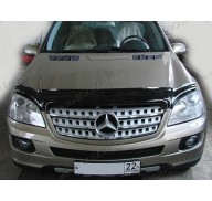 Дефлектор капота на Mercedes ML W164 05-11 (Sim)