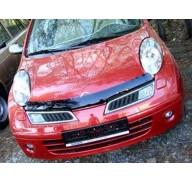 Дефлектор капота на Nissan Micra 02-10 (Sim)