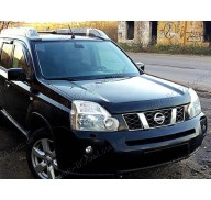 Дефлектор капота на Nissan X-Trail 2 07-14 (Sim)