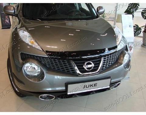 Дефлектор капота на Nissan Juke 10- (Sim)