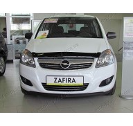 Дефлектор капота на Opel Zafira B 05- (Sim)
