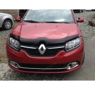 Дефлектор капота на Renault Sandero 2 12- (Sim)
