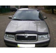Дефлектор капота на Skoda Octavia A4 96-10 (Sim)