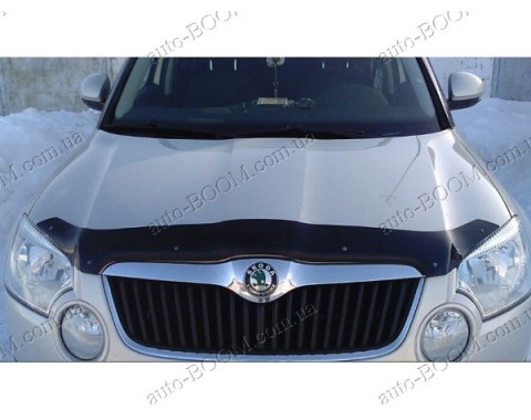 Дефлектор капота на Skoda Yeti 09-13 (Sim)
