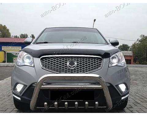 Дефлектор капота на SsangYong Actyon 11-13 (Sim)