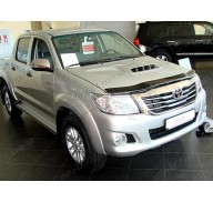 Дефлектор капота на Toyota Hilux 7 11- темная (Sim)