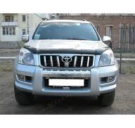 Дефлектор капота на Toyota Prado 120 02-09 (Sim)