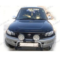 Дефлектор капота на Toyota RAV4 94-00 темная (Sim)