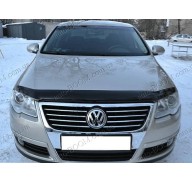 Дефлектор капота на VW Passat B6 05-10 (Sim)