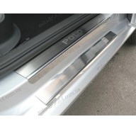 Накладки на пороги (нержавейка) Audi Q7 05-