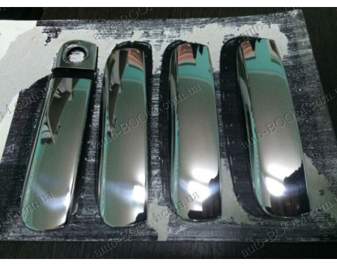 Накладки на ручки (нержавейка)  Audi A6 04-11