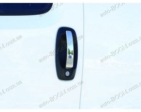 Накладки на ручки (нержавейка)  Fiat Doblo 2 10-
