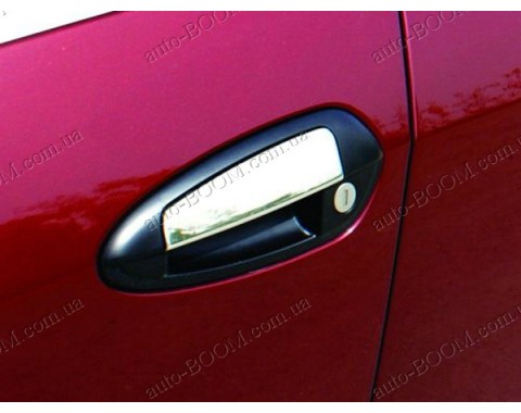 Накладки на ручки (нержавейка)  Fiat Linea 07-