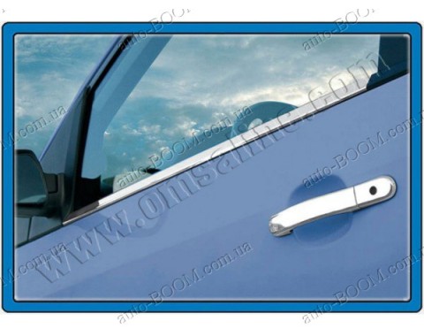 Накладки на ручки (нержавейка)  Ford Fiesta 5 01-08