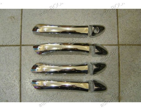 Накладки на ручки (нержавейка)  Mercedes E W211 02-09