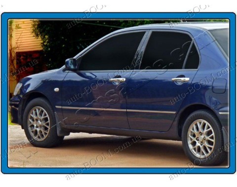 Накладки на ручки (нержавейка)  Mitsubishi Lancer 9 03-07
