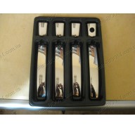 Накладки на ручки (нержавейка)  Nissan Qashqai 06-14