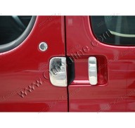 Накладки на ручки (нержавейка)  Peugeot Partner 97-08