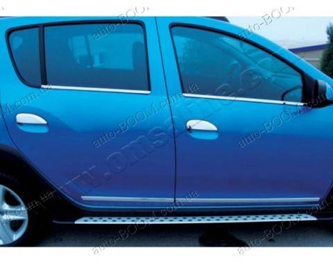 Накладки на ручки (нержавейка)  Renault Logan 2 13-
