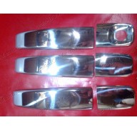 Накладки на ручки (нержавейка)  Renault Trafic 01-14 3шт