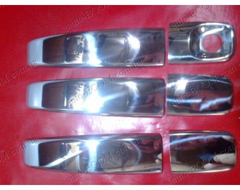 Накладки на ручки (нержавейка)  Renault Trafic 01-14 3шт