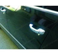 Накладки на ручки (нержавейка)  Skoda Fabia 2 07-15