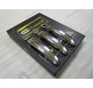 Накладки на ручки (нержавейка)  VW Caddy 3 04- 3шт