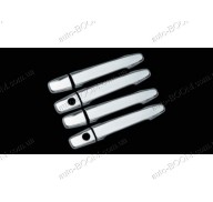 Накладки на ручки (пластик) Mitsubishi Lancer X 10 07-