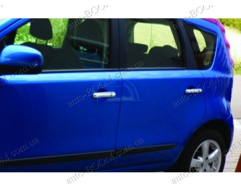 Накладки на ручки (пластик) Nissan Note 05-12