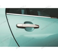 Накладки на ручки (пластик) Toyota Corolla 10 06-12