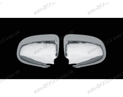 Накладки на зеркала (нержавейка) Audi A6 04-11